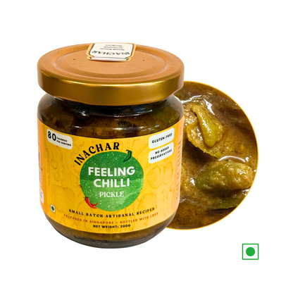 Green Chilli Pickle by INACHAR