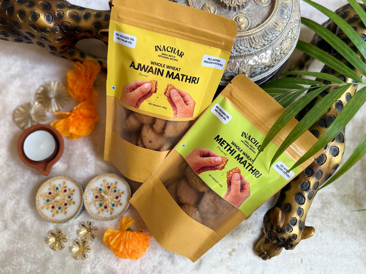 MINI 3 Diwali Gift Hamper - Pickles, Nan Khatai & Toffees